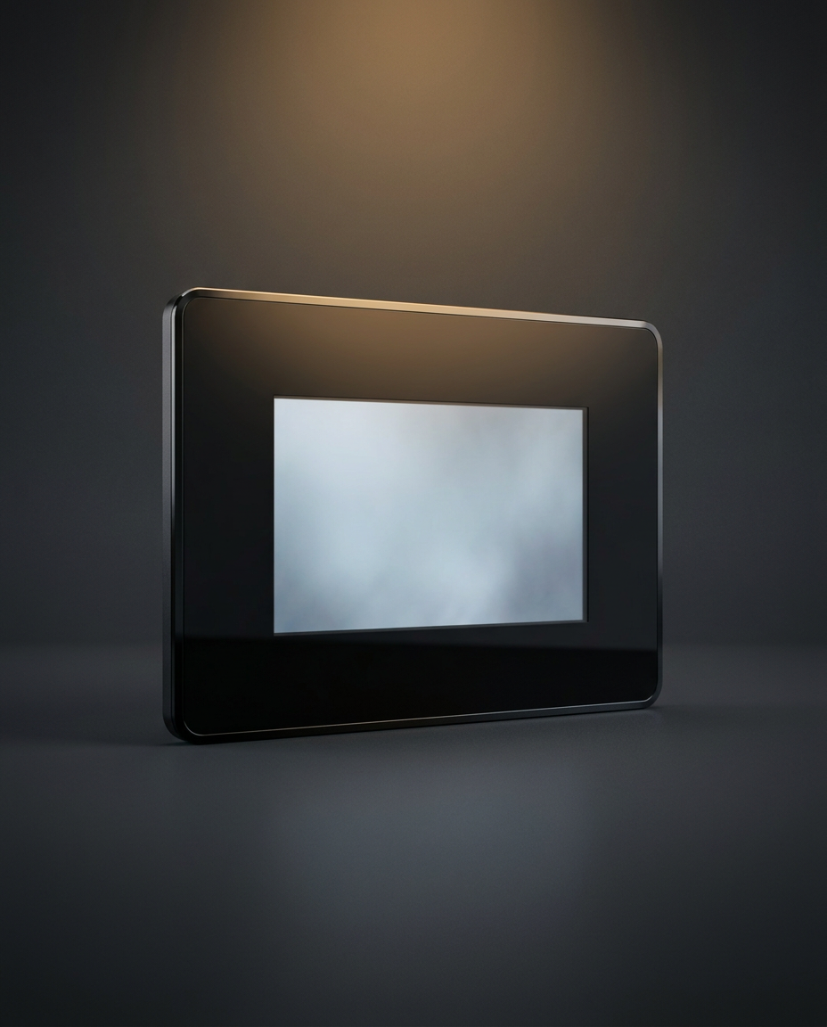 Aura steam generator black glass touch control panel
